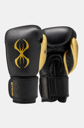 STING Evolution Competition Gloves Gold Black